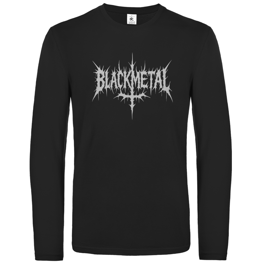 Unisex Langarmshirt Black Metal Logo