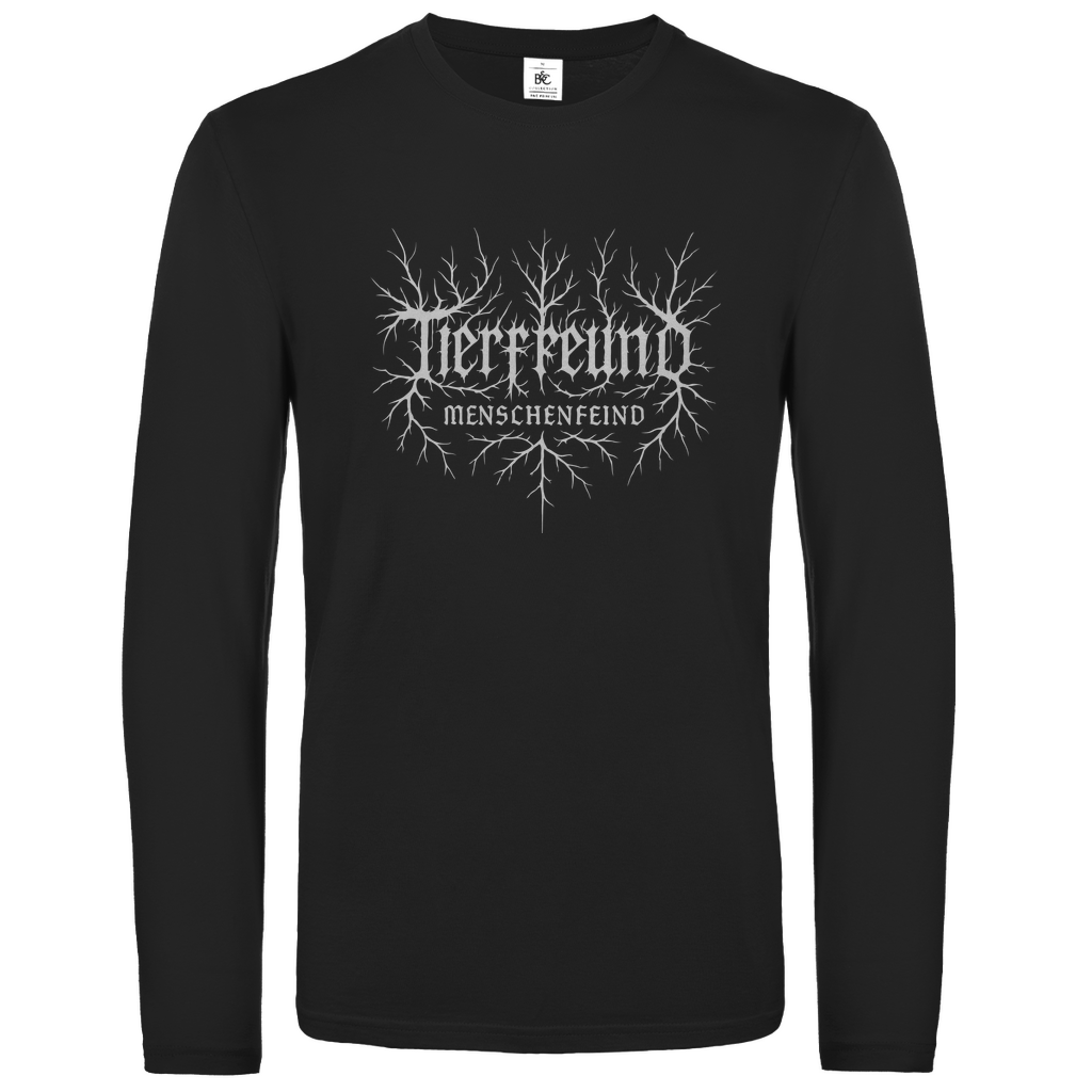 Unisex Langarmshirt Tierfreund - Menschenfeind