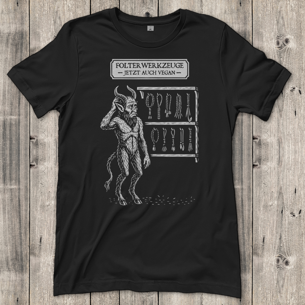 Damen T-Shirt Folterwerkzeuge jetzt auch Vegan