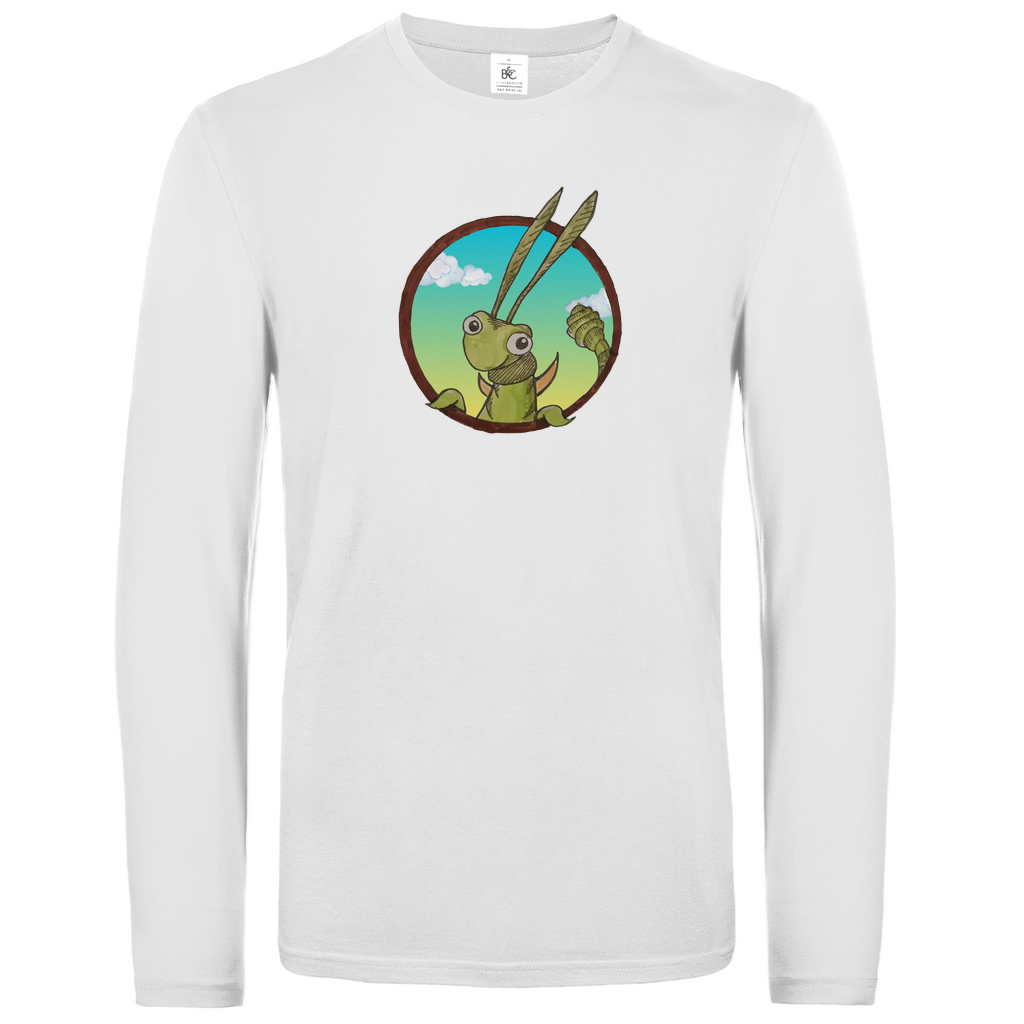 Unisex Langarmshirt Kabbelcrew Dornschrecke Kasimir