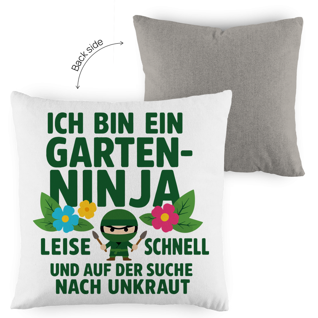 Kopfkissen zweifarbig Gartenninja