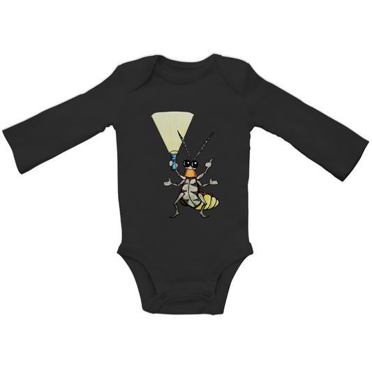 Baby Bio Bodysuite Langarm Krabbelcrew Gerti Glühwürmchen