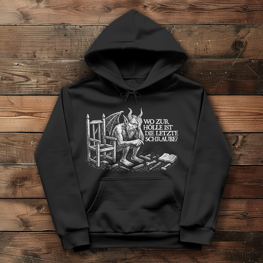 Damen Hoodie Wo zur Hölle ist die letzte Schraube?