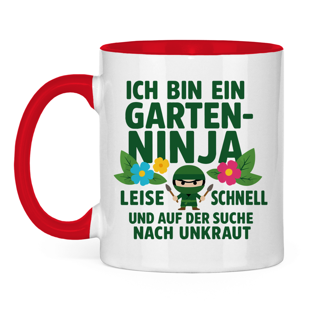Tasse zweifarbig Gartenninja