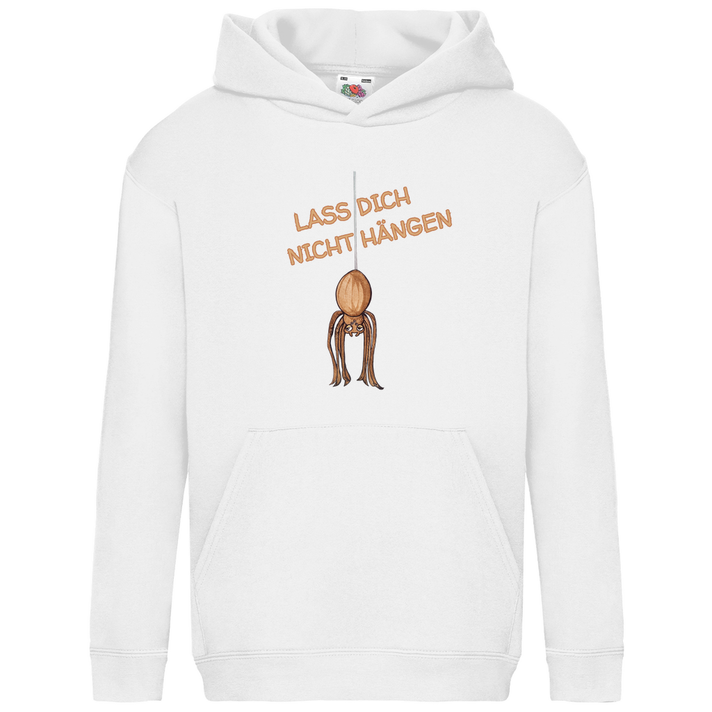 Kids Basic Hoodie Krabbelcrew Hausspinne - Lass dich nicht Hängen