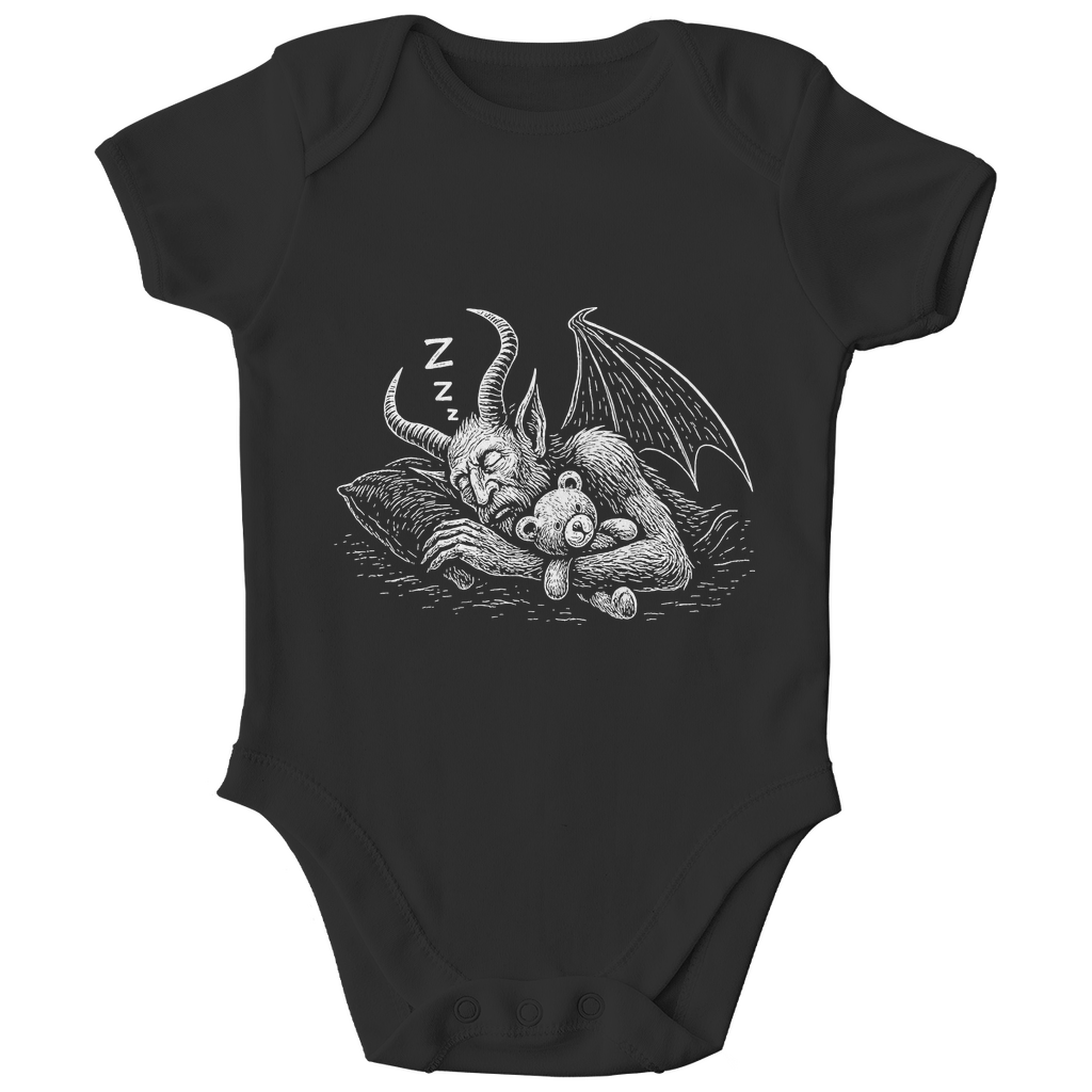 Kinder Bio Body Schlafender Dämon mit Kuschelbär