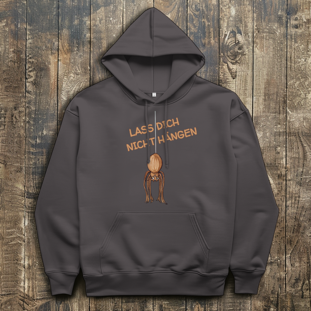 Herren Hoodie Krabbelcrew Hausspinne - Lass dich nicht Hängen
