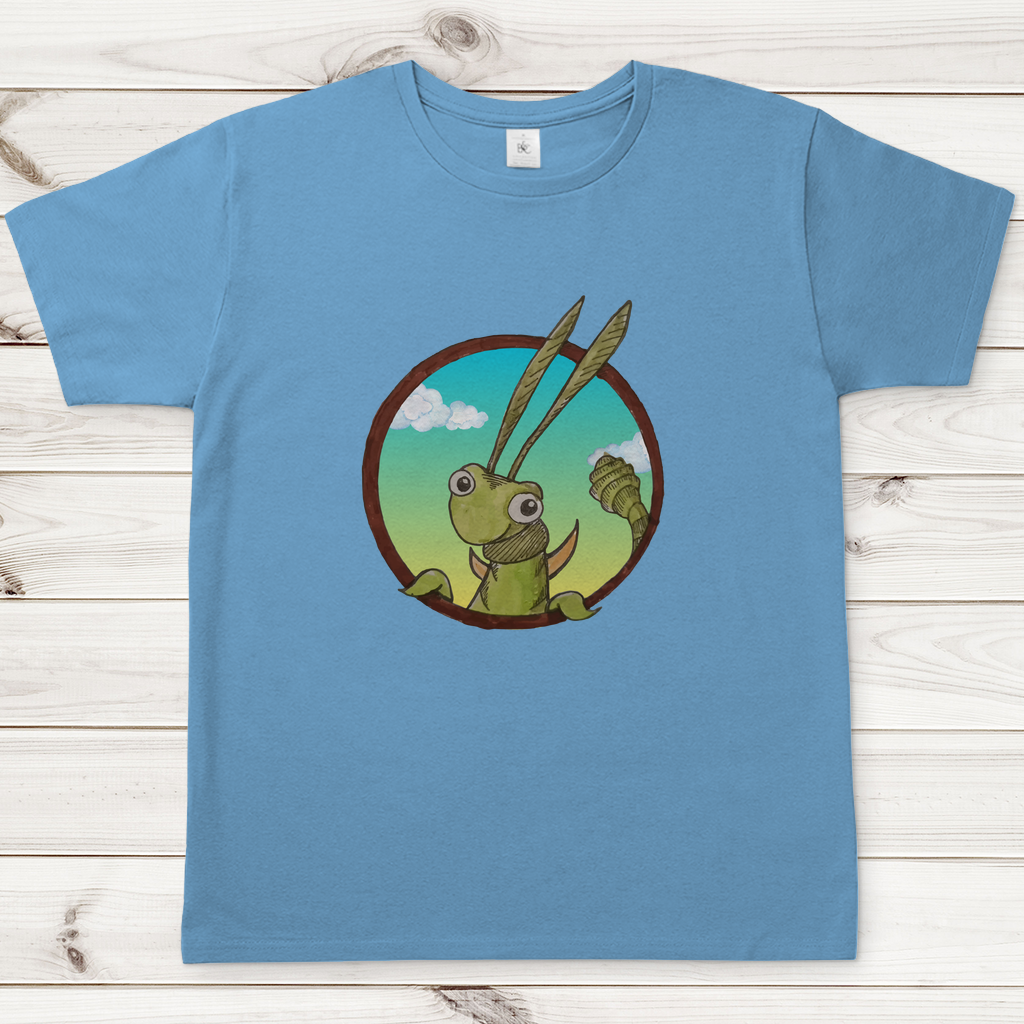 Herren T-Shirt Kabbelcrew Dornschrecke Kasimir