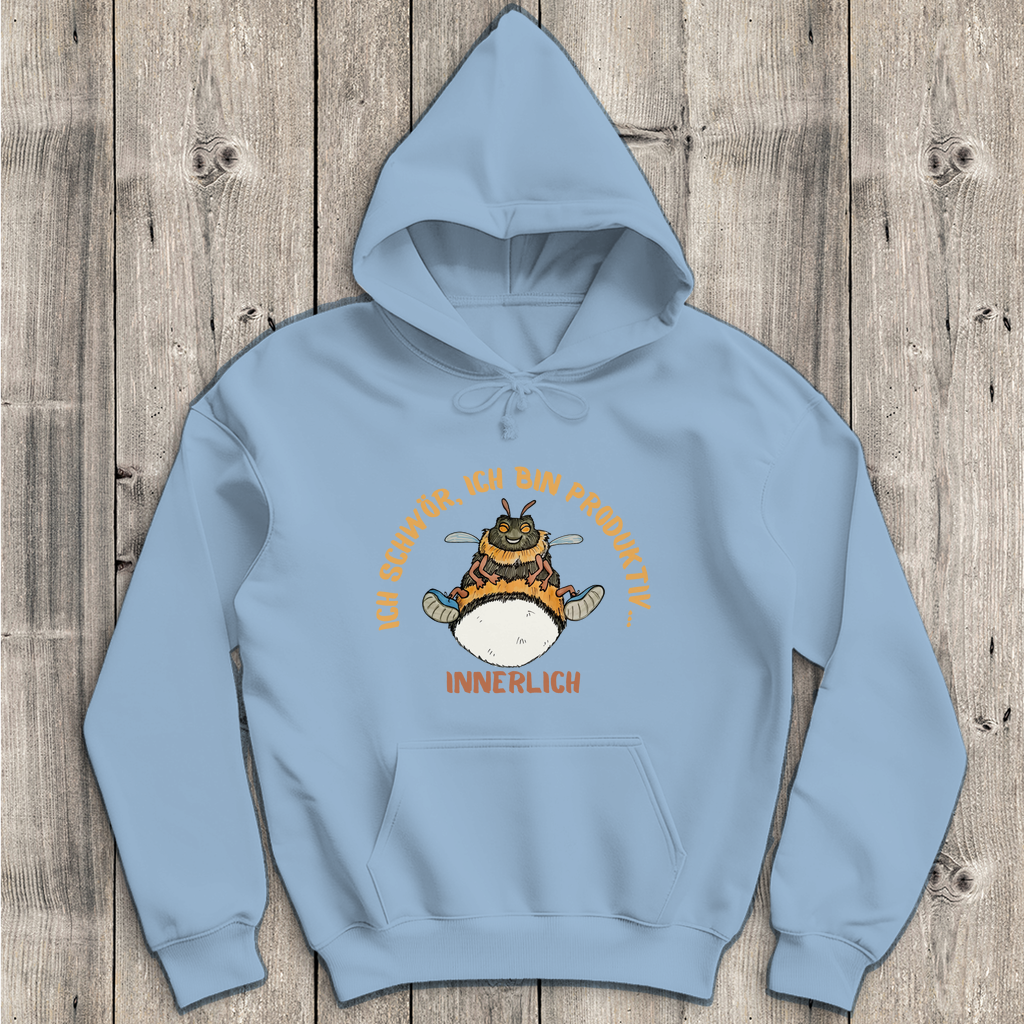 Herren Hoodie Krabbelcrew Buddi die Hummel