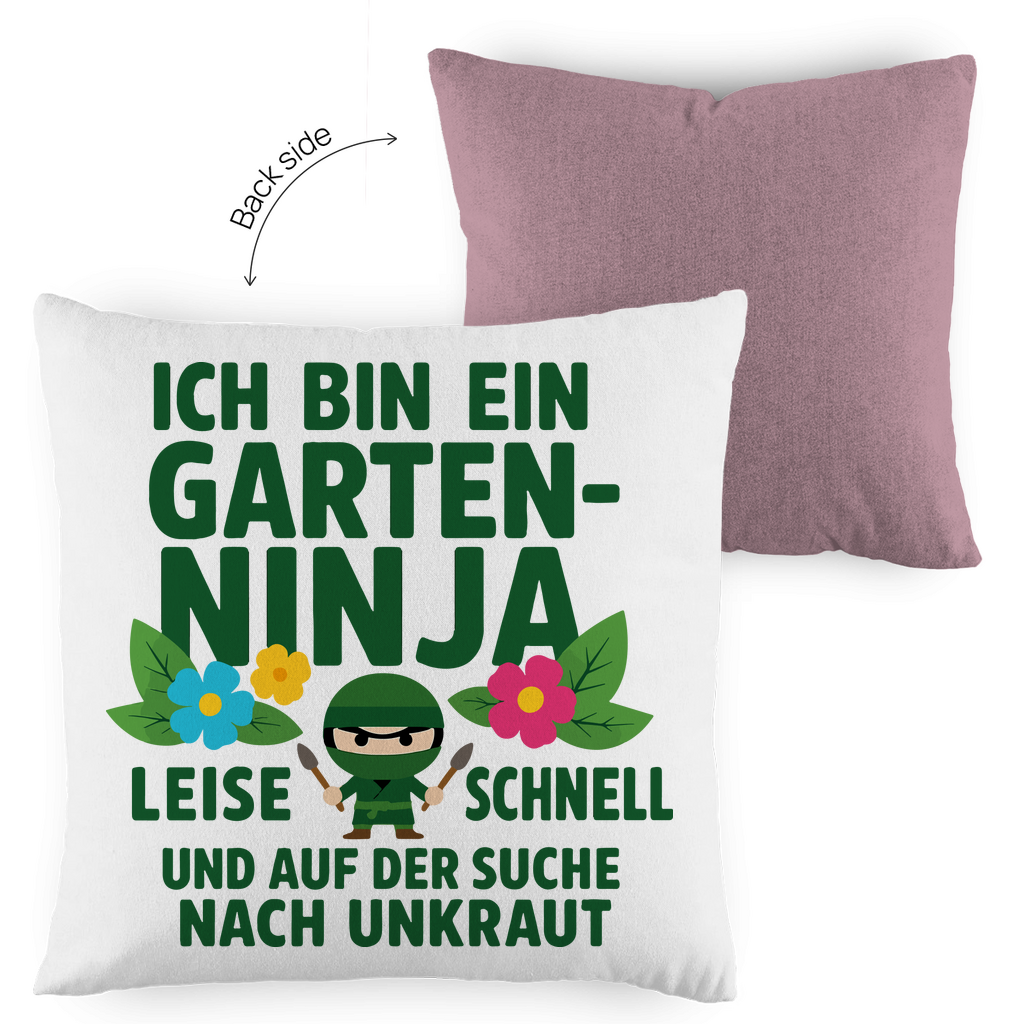 Kopfkissen zweifarbig Gartenninja