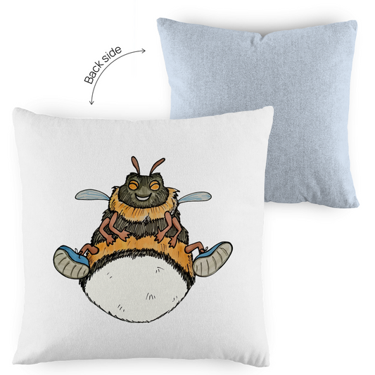 Kopfkissen zweifarbig Krabbelcrew Buddi die Hummel