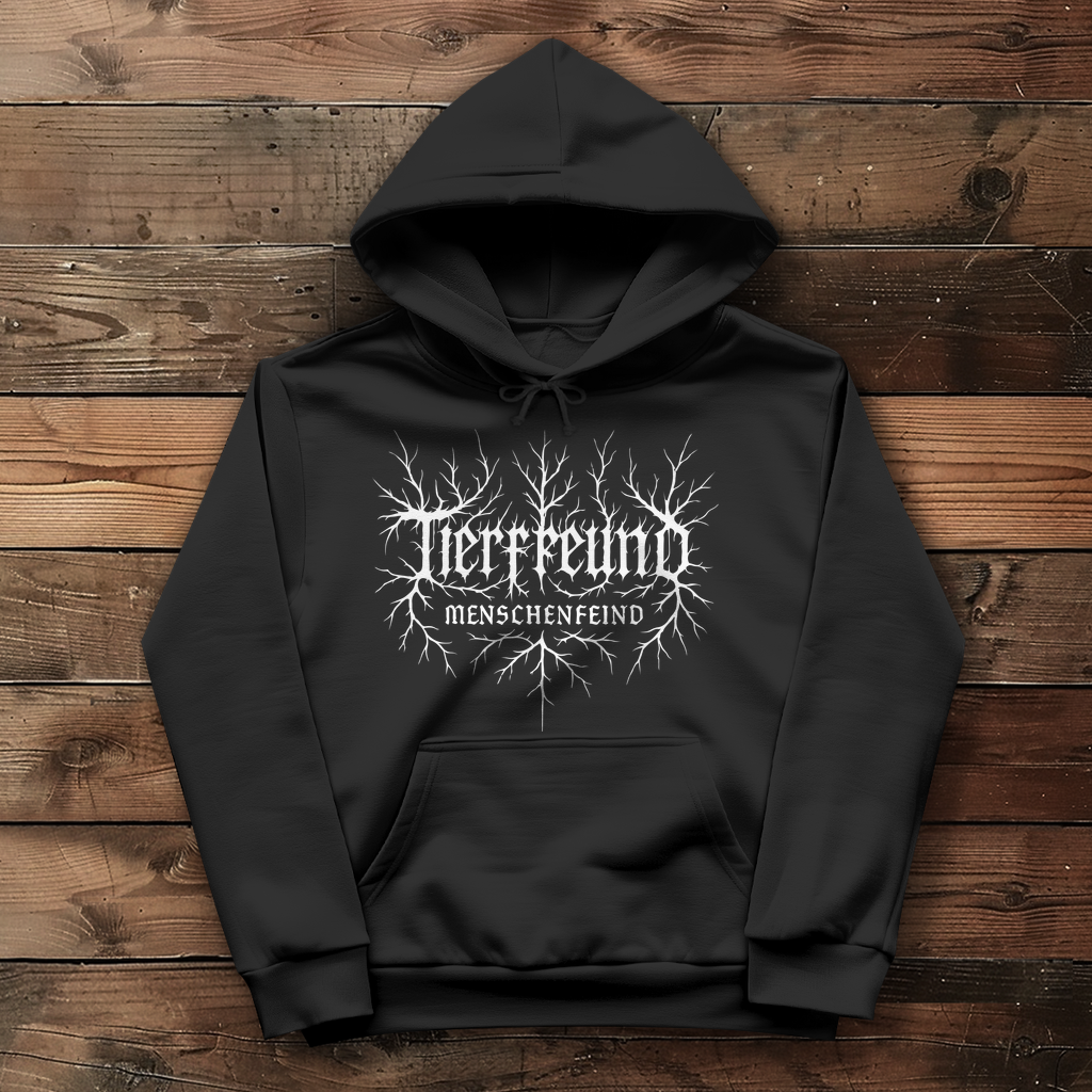 Damen Hoodie Tierfreund - Menschenfeind