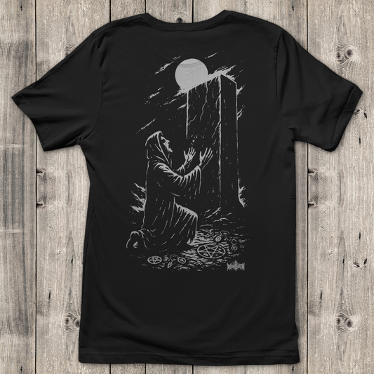Damen T-Shirt Black Metal Logo Okkultist