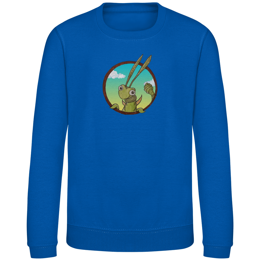 Kinder Sweatshirt Kabbelcrew Dornschrecke Kasimir