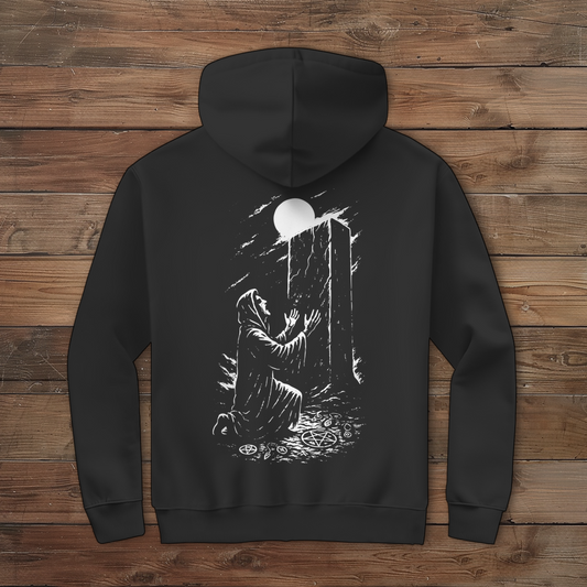 Herren Zipper Hoodie Anbetung des Monolithen