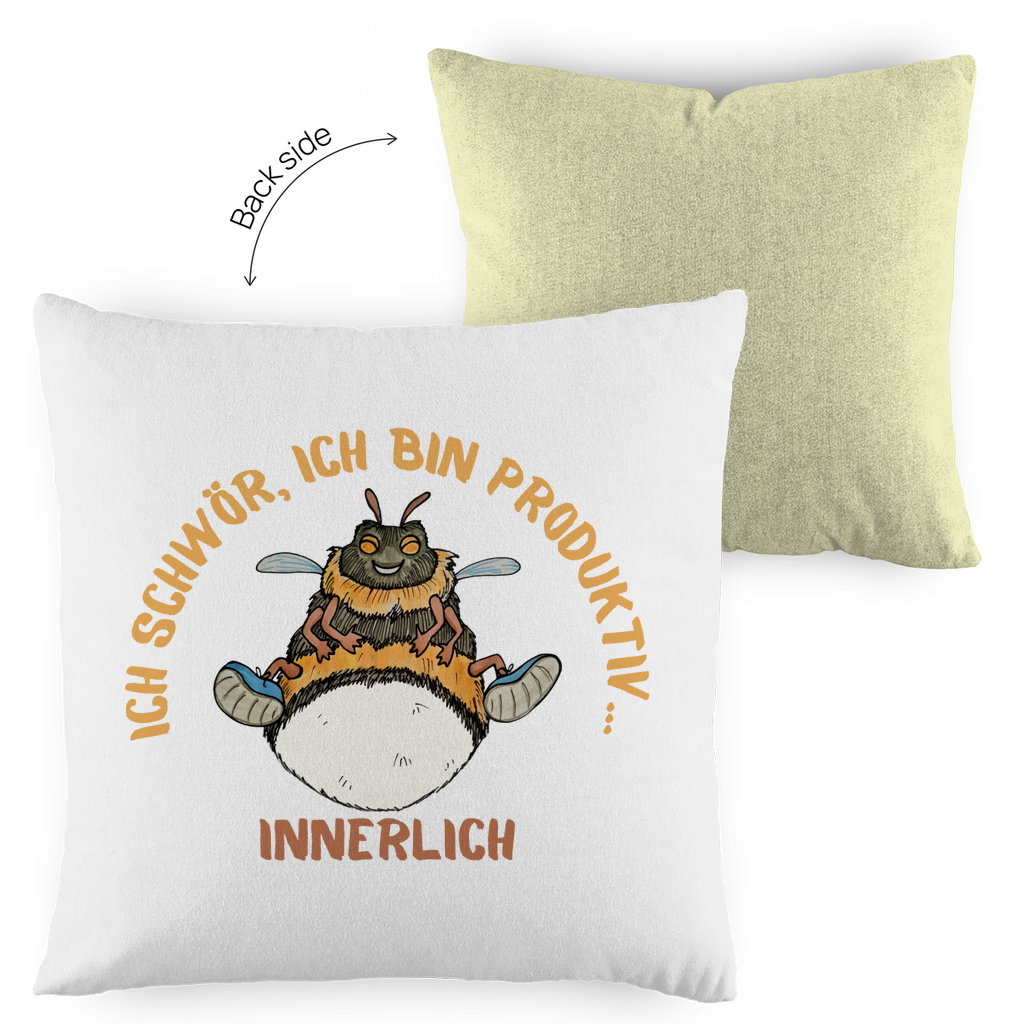 Kopfkissen zweifarbig Krabbelcrew Buddi die Hummel