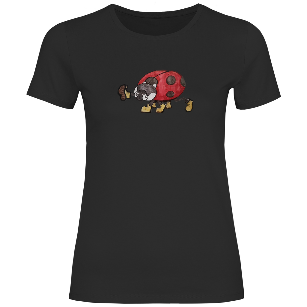 Damen T-Shirt Krabbelcrew - Der Marschierkäfer