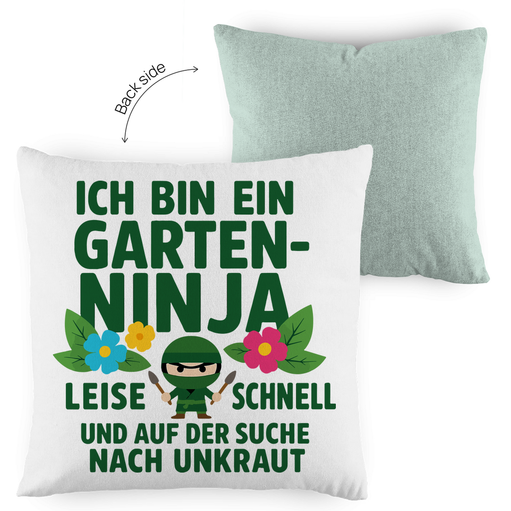 Kopfkissen zweifarbig Gartenninja