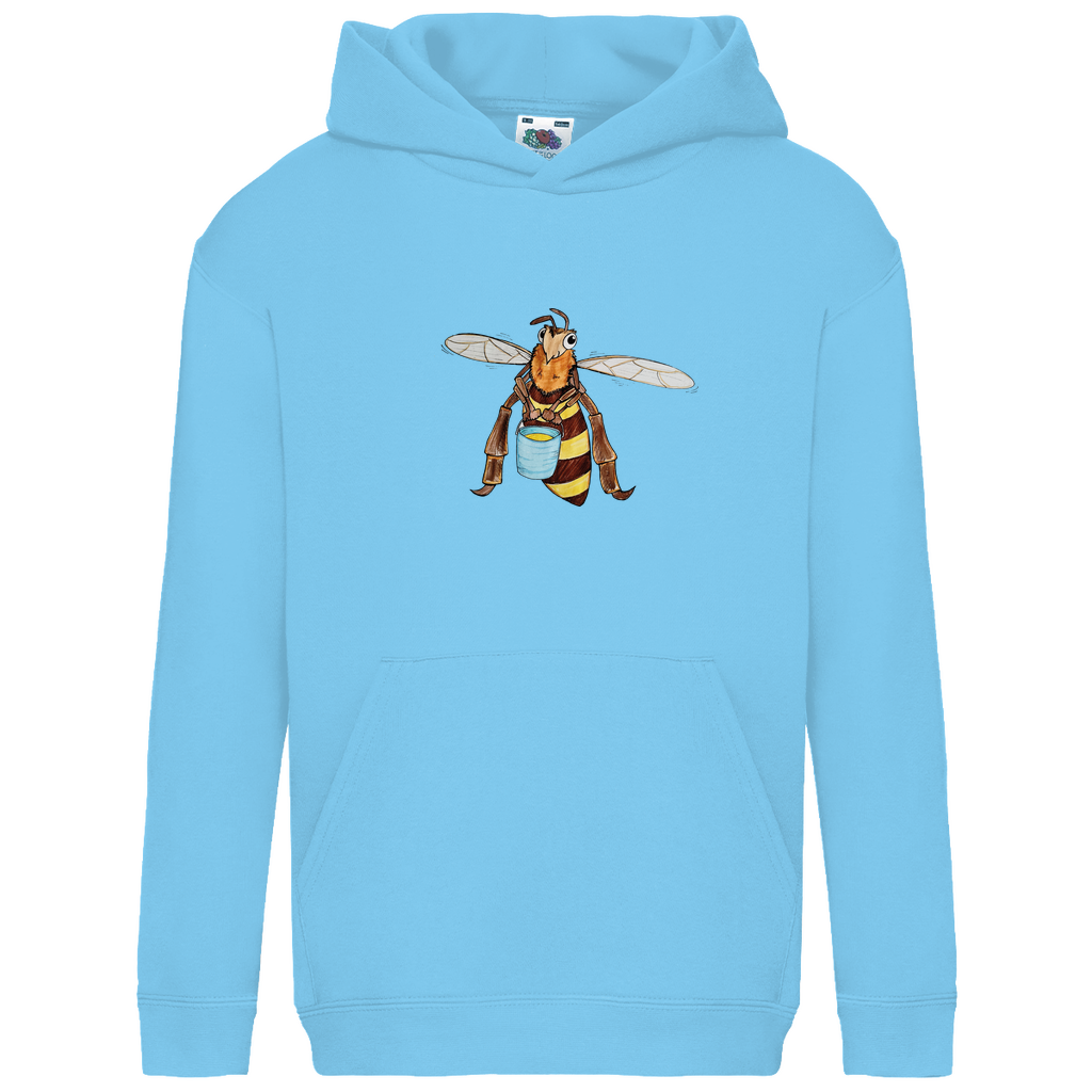 Kids Basic Hoodie Krabbelcrew Fleißige Biene