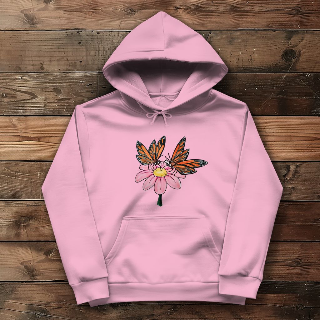 Damen Hoodie Krabbelcrew Schmetterlinge