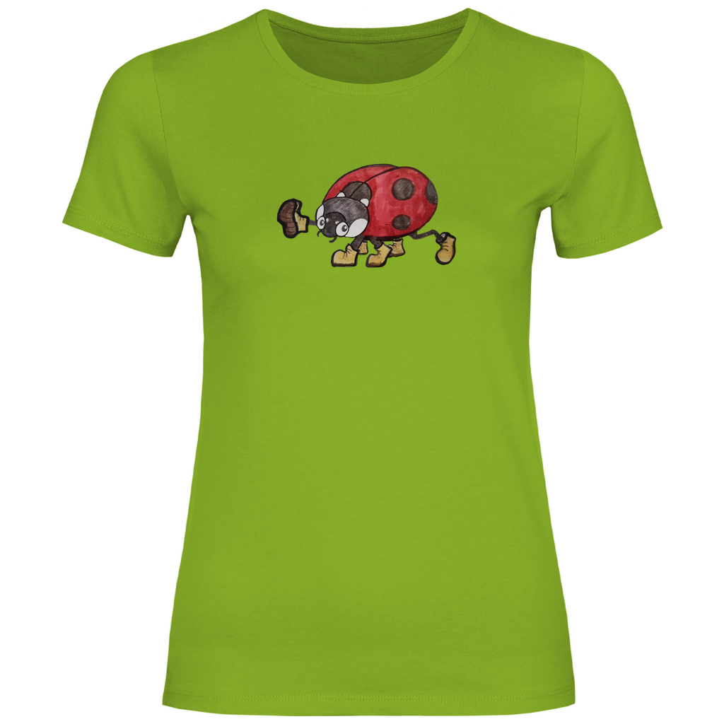 Damen T-Shirt Krabbelcrew - Der Marschierkäfer