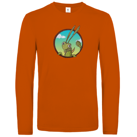 Unisex Langarmshirt Kabbelcrew Dornschrecke Kasimir