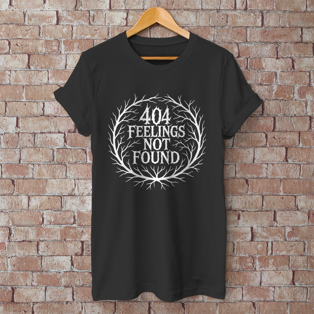 Herren T-Shirt 404 Feelings Not Found