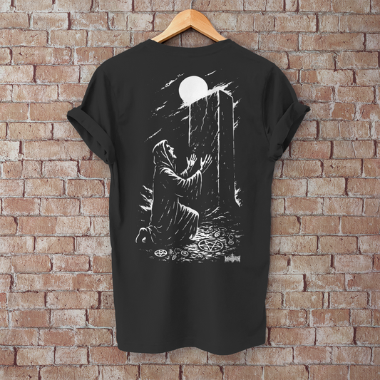 Herren T-Shirt Black Metal Logo Okkultist
