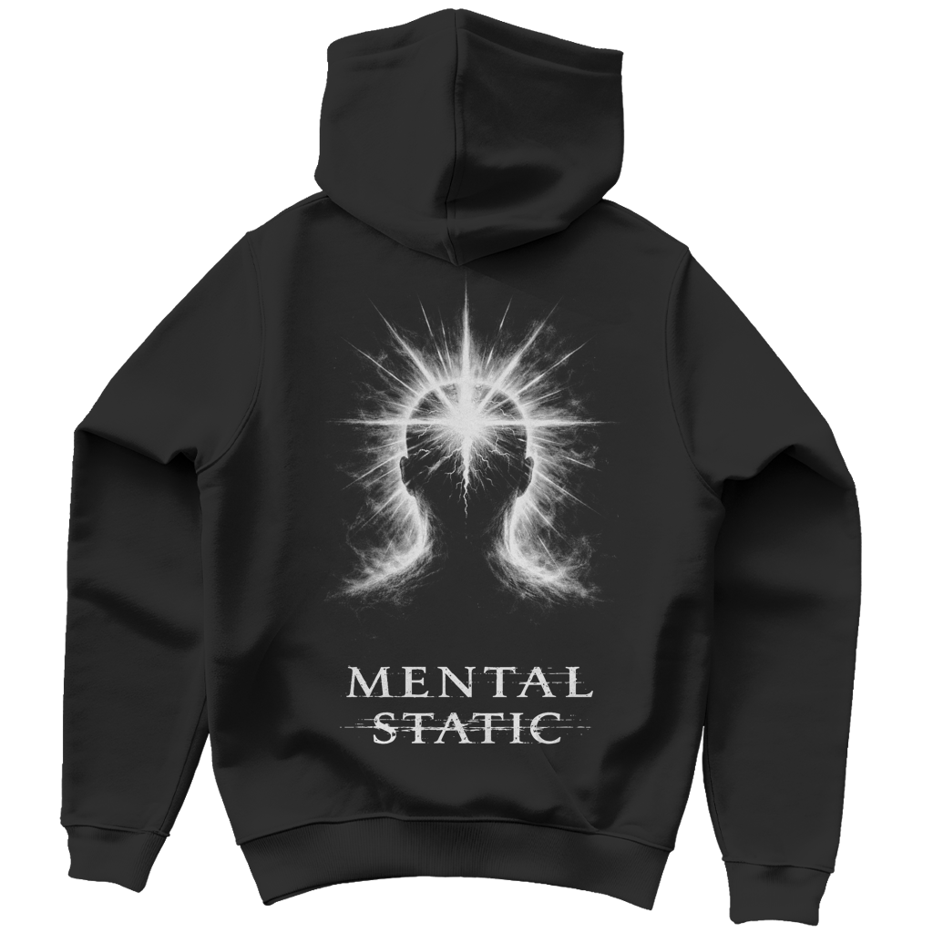 Herren Hoodie Mental Static