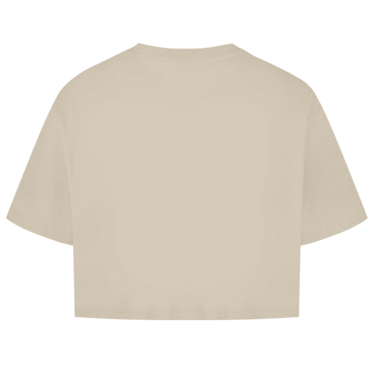 Damen Oversize Crop Top Ich hab Urlaub, du nicht...