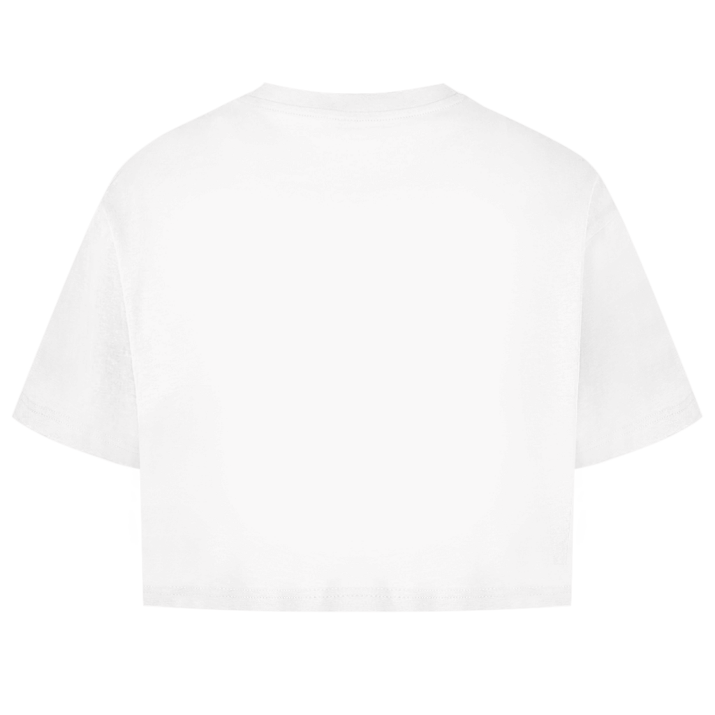 Damen Oversize Crop Top Umlaute sind blod