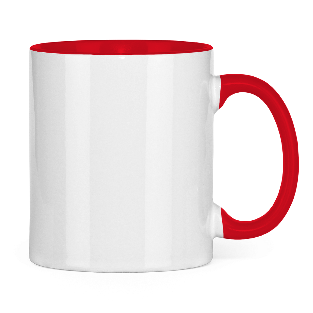 Tasse zweifarbig Umlaute sind blod