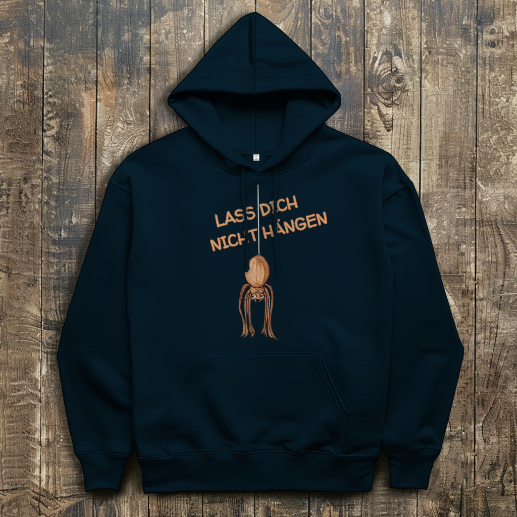Herren Hoodie Krabbelcrew Hausspinne - Lass dich nicht Hängen