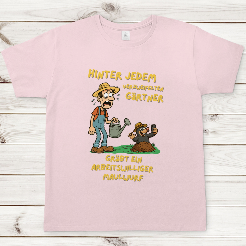 Herren T-Shirt Maulwurf vs. Gärtner