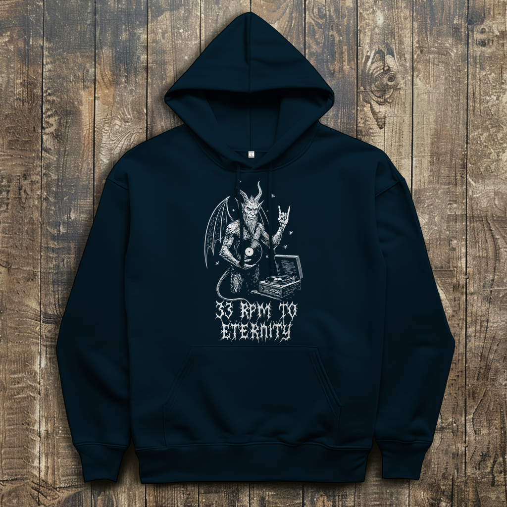 Herren Hoodie 33rpm to Eternity
