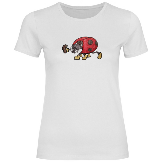 Damen T-Shirt Krabbelcrew - Der Marschierkäfer