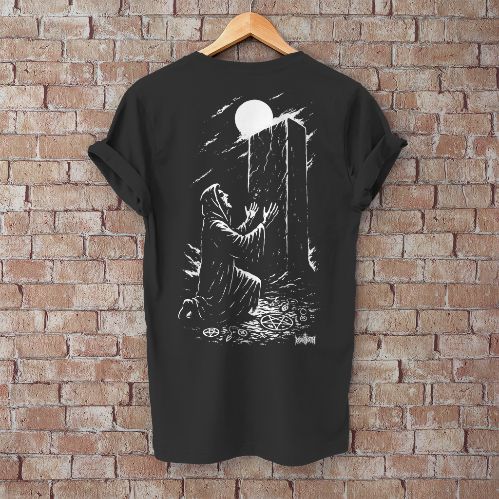 Herren T-Shirt Black Metal Logo Okkultist