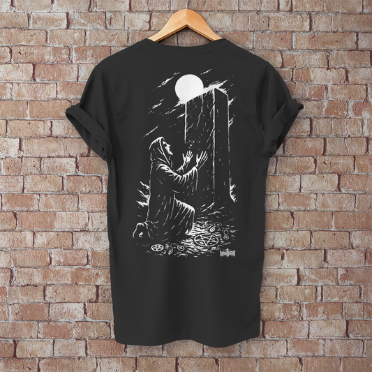 Herren T-Shirt Black Metal Logo Okkultist