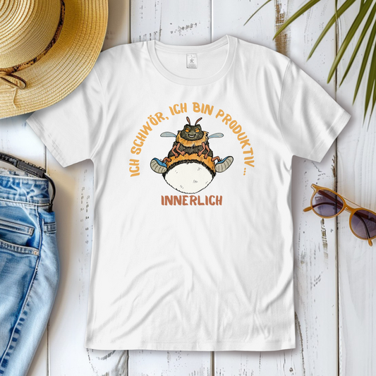 Damen T-Shirt Krabbelcrew Buddi die Hummel