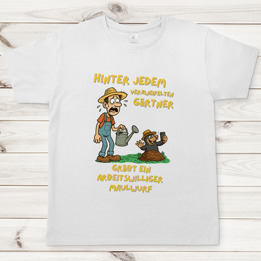 Herren T-Shirt Maulwurf vs. Gärtner