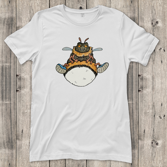 Damen T-Shirt Krabbelcrew Buddi die Hummel