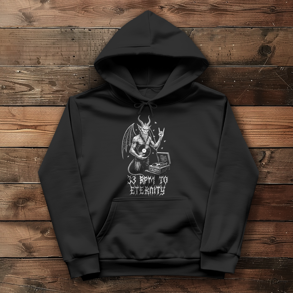 Damen Hoodie 33RPM To Eternity