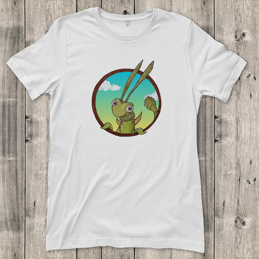 Damen T-Shirt Kabbelcrew Dornschrecke Kasimir