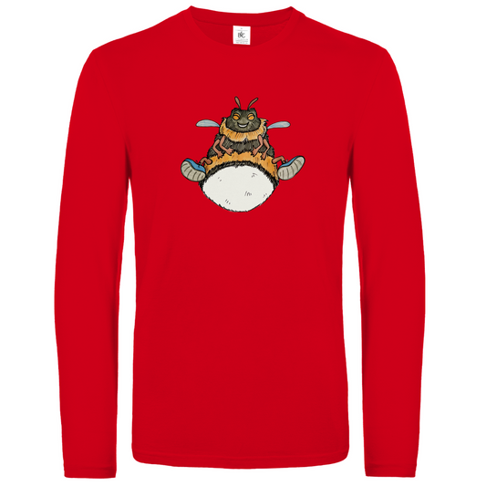 Unisex Langarmshirt Krabbelcrew Buddi die Hummel