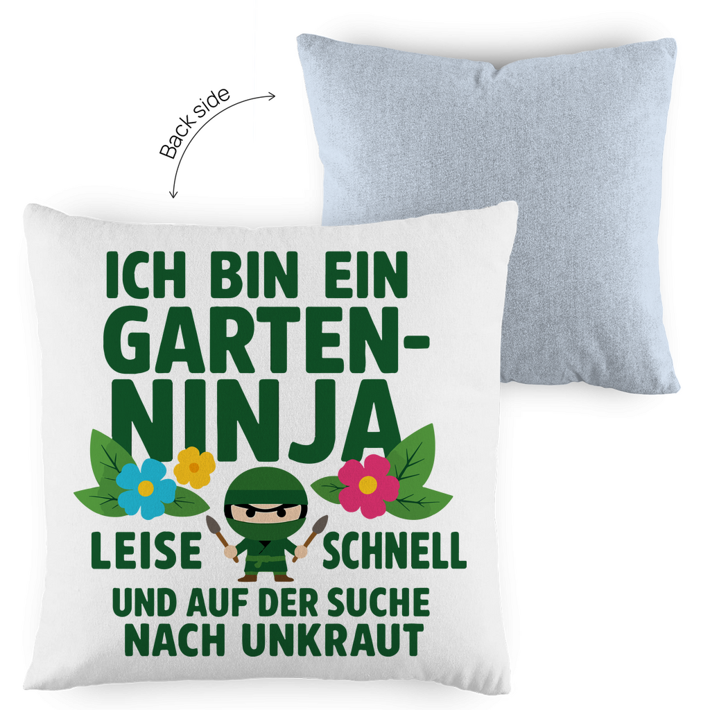 Kopfkissen zweifarbig Gartenninja
