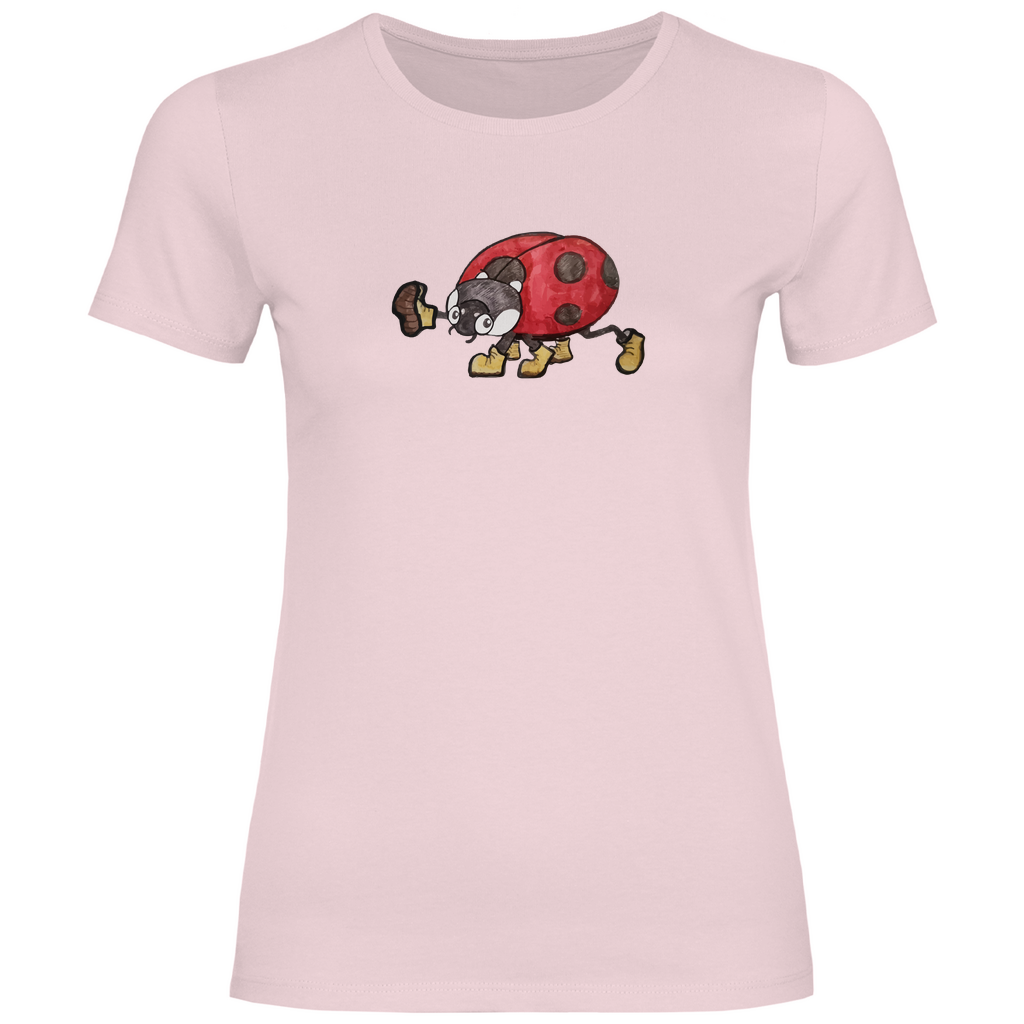 Damen T-Shirt Krabbelcrew - Der Marschierkäfer