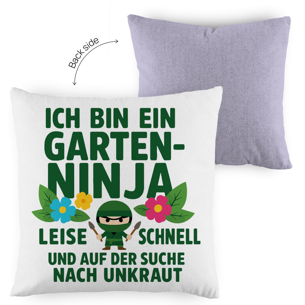 Kopfkissen zweifarbig Gartenninja