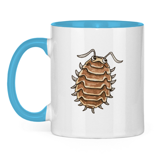 Tasse zweifarbig Krabbelcrew Kellerassel