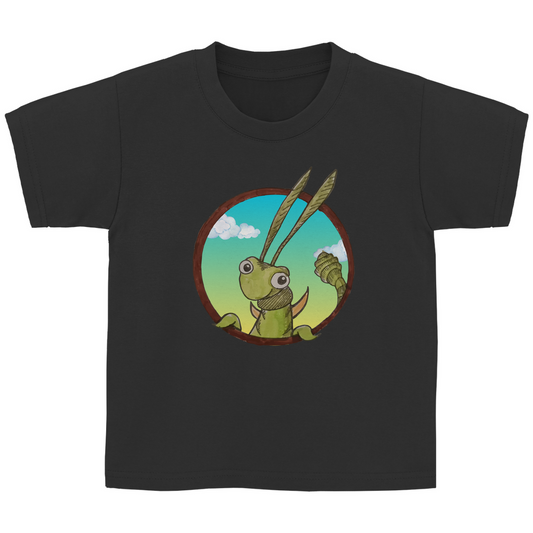 Kinder Basic T-Shirt Kabbelcrew Dornschrecke Kasimir