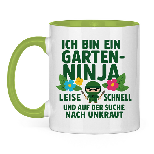 Tasse zweifarbig Gartenninja